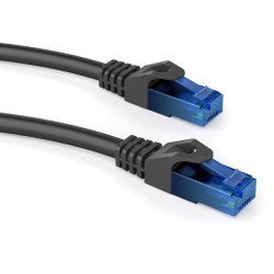 Powertech Καλώδιο U/Utp Cat 6 Cab-N246, Cca 24Awg 0.5Mm, 2M, Μαύρο