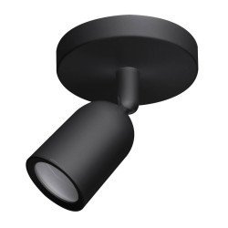 Optonica Φωτιστικό Spot 2022, Για Λάμπα Gu10, Πλαστικό, Ip20, Μαύρο