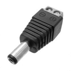 Folksafe Βύσμα Τροφοδοσίας Dc Αρσενικό Dcmc, 5.5X2.1Mm, Σε Κλέμα, 5Τμχ