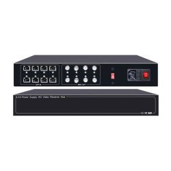 Folksafe Video And Power Receiver Hub Fs-Hd4608Vps12, 8 Channel
