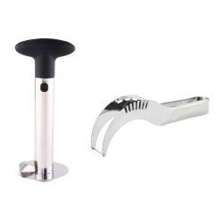 Σετ Εργαλείων Κοπής Για Καρπούζι Και Ανανά 07688, Μεταλλικό, 2Τμχ