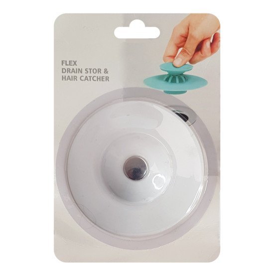 Τάπα Σιφωνιού Flex Drain Stop Με Συκρατητή Τριχών, Σιλικόνη, Mix Color Τάπα Σιφωνιού Flex Drain Stop Με Συκρατητή Τριχών, Σιλικόνη, Mix Color
