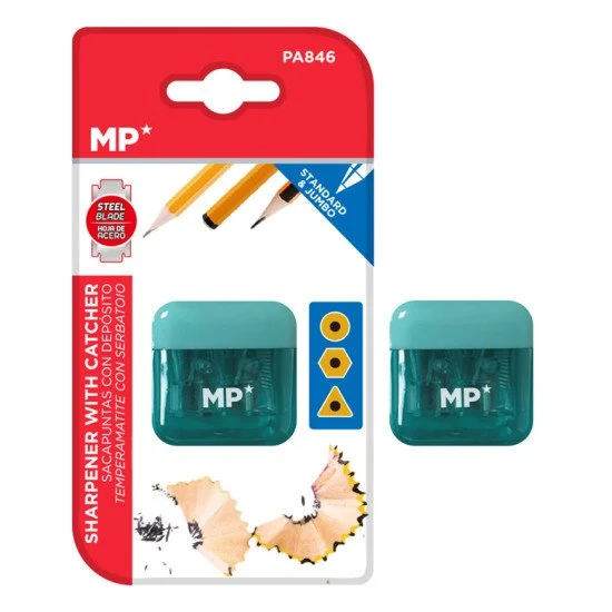 Mp Ξύστρα Μολυβιών Με Κάδο Pa846, Πράσινη Mp Ξύστρα Μολυβιών Με Κάδο Pa846, Πράσινη