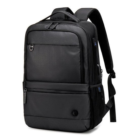Golden Wolf Τσάντα Πλάτης Gb00402, Με Θήκη Laptop 15.6", 20-25L, Μαύρη Golden Wolf Τσάντα Πλάτης Gb00402, Με Θήκη Laptop 15.6", 20-25L, Μαύρη
