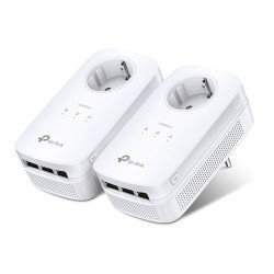 Tp-Link Powerline Tl-Pa8030P Kit Passthrough, Av1300 3X Gigabit, Ver 3.0