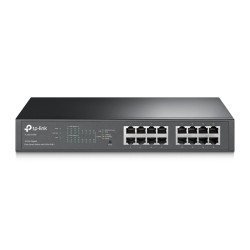 Tp-Link Easy Smart Switch Tl-Sg1016Pe, 16-Port Gigabit, Poe+, Ver. 3.0