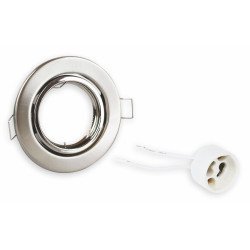 Powertech Μεταλλικό Πλαίσιο Spot & Ντουί Gu10-003, Χωνευτό, 81X31.5Mm Powertech Μεταλλικό Πλαίσιο Spot & Ντουί Gu10-003, Χωνευτό, 81X31.5Mm