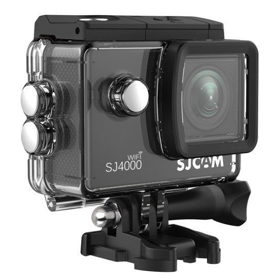 Sjcam Action Cam Sj4000 Wifi, 2K, 12Mp, 2" Lcd, Αδιάβροχη, Μαύρη