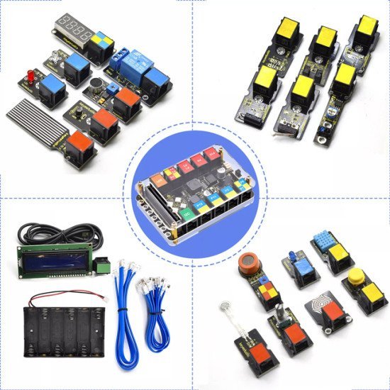 Keyestudio Easy Plug Super Starter Kit Ks4021 Για Micro:bit Stem Keyestudio Easy Plug Super Starter Kit Ks4021 Για Micro:bit Stem