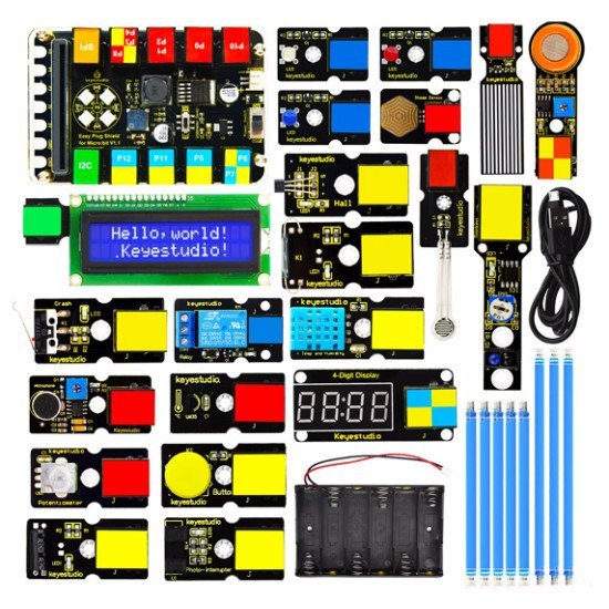 Keyestudio Easy Plug Super Starter Kit Ks4021 Για Micro:bit Stem Keyestudio Easy Plug Super Starter Kit Ks4021 Για Micro:bit Stem