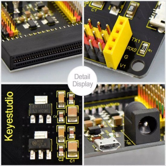 Keyestudio Sensor Shield V2 Ks0360 Για Micro:bit Keyestudio Sensor Shield V2 Ks0360 Για Micro:bit