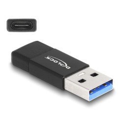 DELOCK αντάπτορας USB 3.2 Gen 2 σε USB Type-C 60001, 10Gbps, μαύρος DELOCK αντάπτορας USB 3.2 Gen 2 σε USB Type-C 60001, 10Gbps, μαύρος