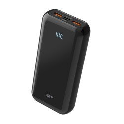 Silicon Power Power Bank Qs28, 20000Mah, 2X Usb & Usb Type-C, 18W, Μαύρο