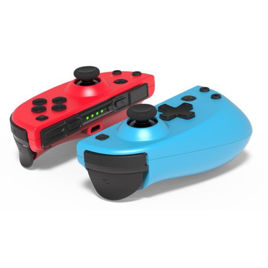 Roar Ασύρματο Joycon Gamepad Rr-0015 Για Nintendo Switch, Μπλε & Κόκκινο