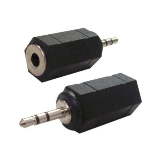 Powertech Αντάπτορας 2.5Mm Σε 3.5Mm Cab-J014, Μαύρος, 5Τμχ Powertech Αντάπτορας 2.5Mm Σε 3.5Mm Cab-J014, Μαύρος, 5Τμχ