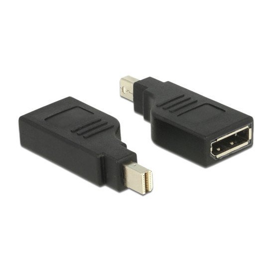 Delock Αντάπτορας Mini Displayport (M) Σε Displayport (F) 65626, 4K, 90° Delock Αντάπτορας Mini Displayport (M) Σε Displayport (F) 65626, 4K, 90°