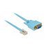 Delock Καλώδιο Serial Rs-232 Db9 Female Σε Rj45 Male, 1M, Μπλε