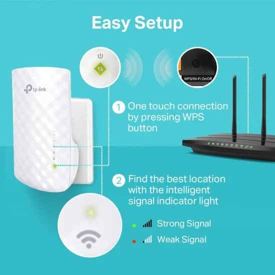 Tp-Link Mesh Wifi Extender Re220, Ac750, Dual Band, Ver 3.0 Tp-Link Mesh Wifi Extender Re220, Ac750, Dual Band, Ver 3.0