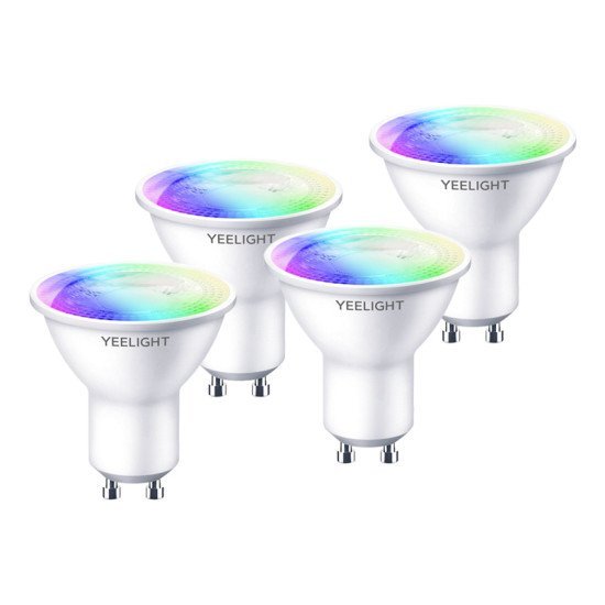 YEELIGHT smart λάμπα LED YLDP004-A WiFi, 4.5W GU10, 2700-6500K RGB, 4τμχ