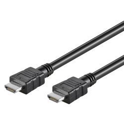 Goobay Καλώδιο Hdmi Με Ethernet 58443, Hdr, 30Awg, 4K, 5M, Μαύρο