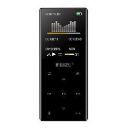 Ruizu Mp3 Player D29 Με Ηχείο, 1.8", 16Gb, Bt, Ελληνικό Μενού, Μαύρο