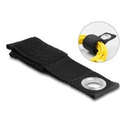 Delock Ιμάντες Τύπου Velcro 19560, 26 X 3.8Cm, Μαύρος, 5Τμχ