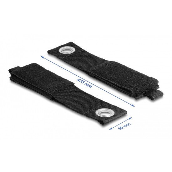 Delock Ιμάντες Τύπου Velcro 19567, 43.5 X 5Cm, Μαύρος, 5Τμχ Delock Ιμάντες Τύπου Velcro 19567, 43.5 X 5Cm, Μαύρος, 5Τμχ