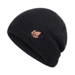 Πλεκτός Σκούφος Beanie Sho-0004, Unisex, Μαύρος