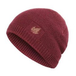 Πλεκτός Σκούφος Beanie Sho-0006, Unisex, Μπορντό