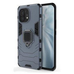 Powertech Θήκη Ring Armor Mob-1712 Για Xiaomi Mi 11, Μπλε