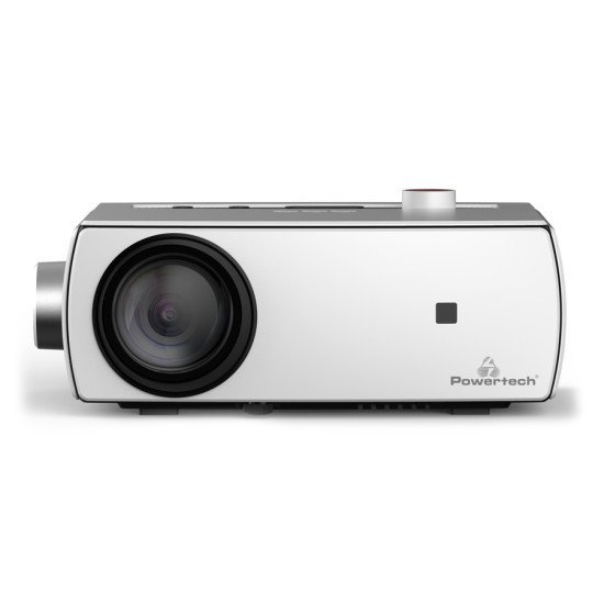 Powertech Led Βιντεοπροβολέας Pt-983, Full Hd, Dolby Audio, Λευκός Powertech Led Βιντεοπροβολέας Pt-983, Full Hd, Dolby Audio, Λευκός