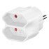 Goobay Αντάπτορας Ρεύματος 51000, 2X Euro, 230V 2.5A, Λευκός