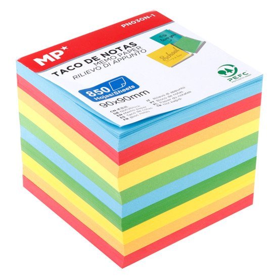 Mp Χαρτάκια Σημειώσεων Pn030N-1, 90X90Mm, 850Τμχ, Χρωματιστά Mp Χαρτάκια Σημειώσεων Pn030N-1, 90X90Mm, 850Τμχ, Χρωματιστά