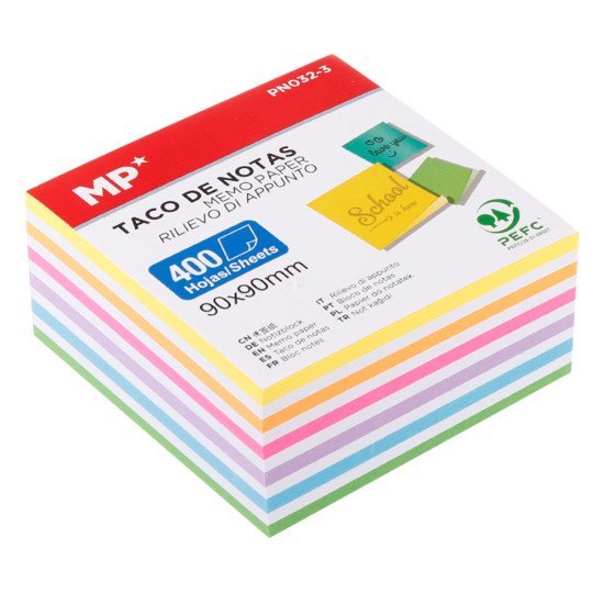 Mp Χαρτάκια Σημειώσεων Pn032-3, 90X90Mm, 400Τμχ, Χρωματιστά Mp Χαρτάκια Σημειώσεων Pn032-3, 90X90Mm, 400Τμχ, Χρωματιστά
