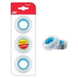 Mp Κολλητική Ταινία Crystal Pa506-01, 12Mm, 33M, Διάφανη, 3Τμχ