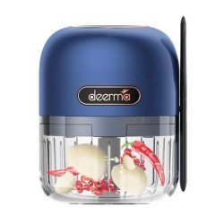 Deerma Πολυκόπτης Js100, Επαναφορτιζόμενος , 150Ml, 40W, 3 Λεπίδες, Μπλε