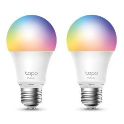 Tp-Link Smart Λάμπα Led Tapo-L530E Wifi, 8.7W E27, 2500K-6500K Rgb, 2Τμχ