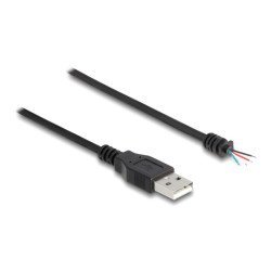 Delock Καλώδιο Usb 64184 Με Ελεύθερα Άκρα, 28 Awg, 1M, Μαύρο Delock Καλώδιο Usb 64184 Με Ελεύθερα Άκρα, 28 Awg, 1M, Μαύρο