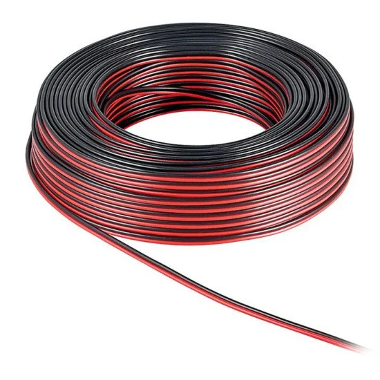Powertech Καλώδιο Ήχου 2X 1.50Mm² Cab-Sp005, Cca, 10M, Μαύρο & Κόκκινο