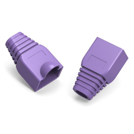 Powertech Κάλυμμα Για Βύσμα Δικτύου Rj45 Cab-N283, Μωβ, 10Τμχ