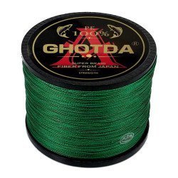 Ghotda Νήμα Fish-0040, Τετράκλωνο, 18Lb, 0.16Mm, 1000M, Πράσινο