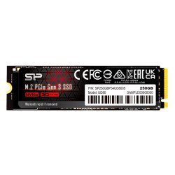 Silicon Power Ssd Pcie Gen3X4 M.2 2280 Ud80, 250Gb, 3.400-3.000Mb/S