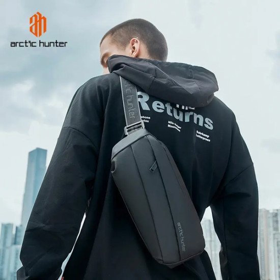 Arctic Hunter Τσάντα Μέσης Yb00029, Αδιάβροχη, Μαύρη Arctic Hunter Τσάντα Μέσης Yb00029, Αδιάβροχη, Μαύρη