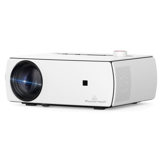 Powertech Led Βιντεοπροβολέας Pt-983, Full Hd, Dolby Audio, Λευκός Powertech Led Βιντεοπροβολέας Pt-983, Full Hd, Dolby Audio, Λευκός