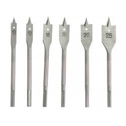 Mega Σετ Τρυπάνια Ξύλου Φτερού 26406, 10-25Mm, 6Τμχ