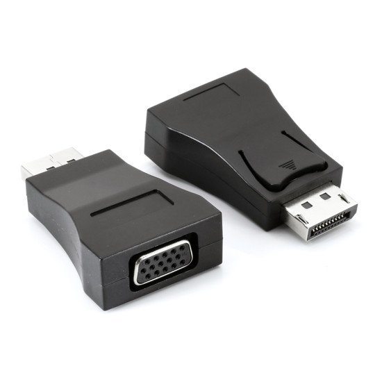 Powertech Αντάπτορας Displayport (M) Σε Vga (F) Cab-Dp035, Μαύρο Powertech Αντάπτορας Displayport (M) Σε Vga (F) Cab-Dp035, Μαύρο