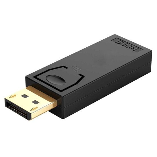 Powertech Αντάπτορας Displayport Σε Hdmi Cab-Dp065, Passive, 4K, Μαύρος Powertech Αντάπτορας Displayport Σε Hdmi Cab-Dp065, Passive, 4K, Μαύρος