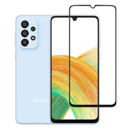 Powertech Tempered Glass 5D Tgc-0553, Full Glue, Samsung A33 5G, Μαύρο Powertech Tempered Glass 5D Tgc-0553, Full Glue, Samsung A33 5G, Μαύρο