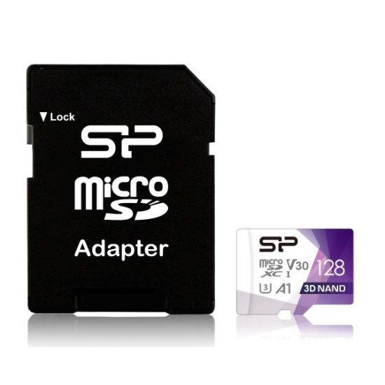 Silicon Power Κάρτα Μνήμης Superior Pro Microsdxc Uhs-I, 128Gb, Class 30