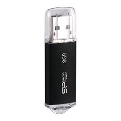 Silicon Power Usb Flash Drive Ultima Ii-I, 8Gb, Usb 2.0, Μαύρο